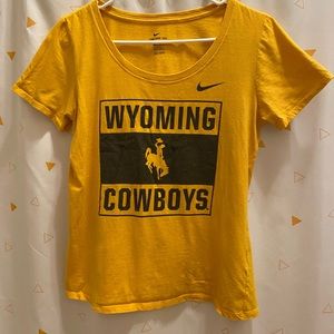Nike University of Wyoming womens tshirt